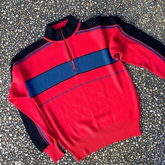 Vintage Meister retro mod hipster ski sweater - Picture 3 of 4